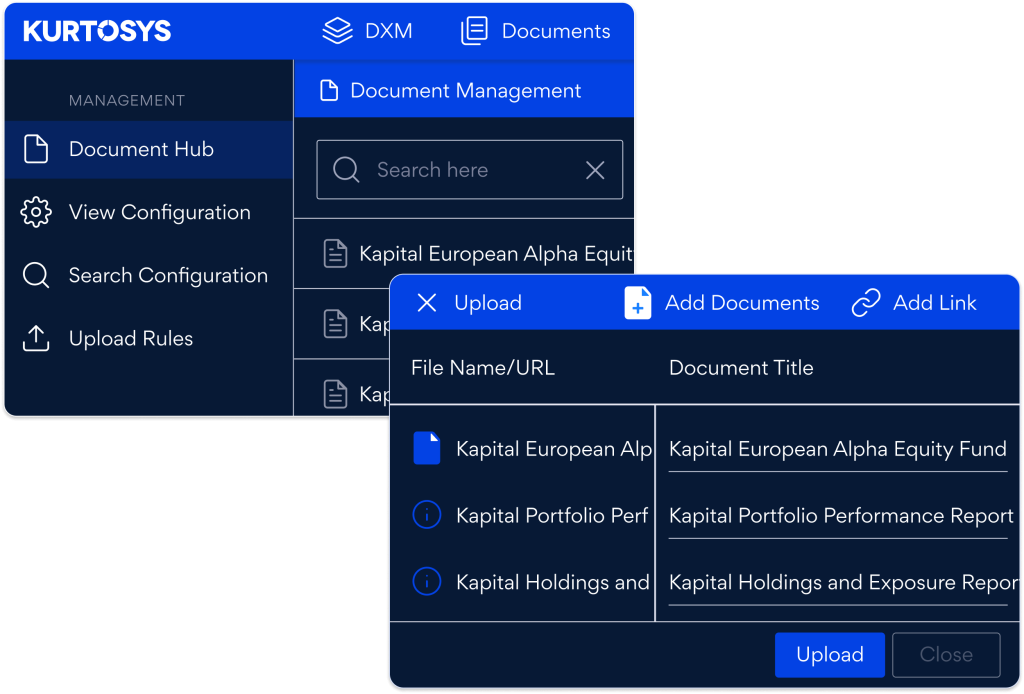 Kapital AM Mock Document Hub